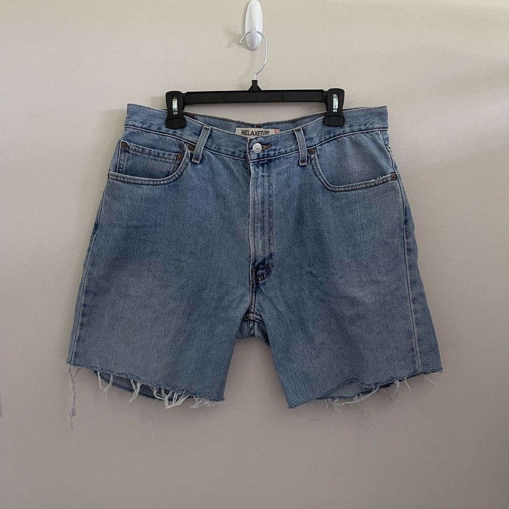 Levi’s Hand Painted Cutoff Shorts - Picture 2 of 5